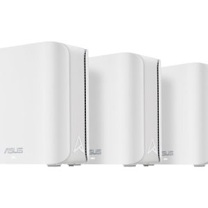 ASUS ZenWiFi BD4 - Sistema Wi-Fi - (3 routers) - até 6500 pés quadrados - rede 1GbE, Wi-Fi 7, 2.5GbE, 5GbE Dual Band