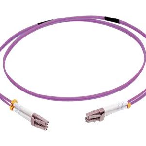 C2G 3m LC/LC OM4 LSZH Fibre Patch - Purple - Cabo patch - multi-modo LC (M) para multi-modo LC (M) - 3 m - 3 m - fibra…