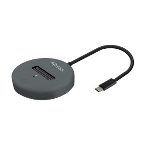 Dock USB Tipo-C para SSD M2 SATA/NVMe Aisens ASUC-M2D014-GR/ Gris