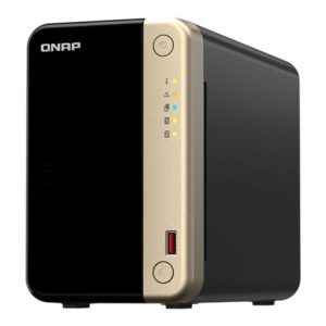 QNAP TS-264 - Servidor NAS - 2 baias - SATA 6Gb/s - RAID (expansão de disco rígido) 0, 1, 5, 6, 10, 50, JBOD, 60 - RAM…