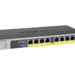 NETGEAR GS108PP - Interruptor - 8 x 10/100/1000 (PoE+) - desktop, montável em trilho, montável na parede - PoE+ (123 W)…