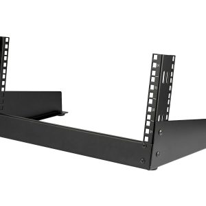 Startech 4U 19" Desktop Open Frame Rack, 2 Post Free-Standing Network Rack Switch Depth for Patch…