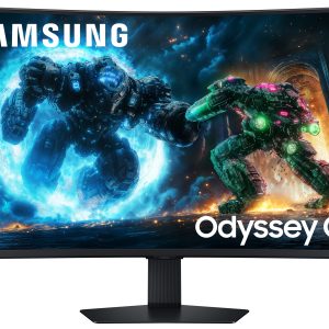 Monitor Gaming Curvo Samsung Odyssey G7 G75F 37"/ 4K/ 1ms/ 165Hz/ VA/ Regulable en altura/ Negro