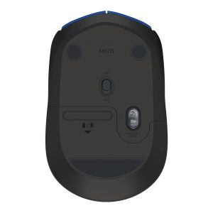 Logitech M171 - Rato - destros e canhotos - sem fios - 2.4 GHz - receptor sem fio USB - preto
