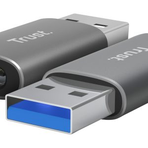 Adaptador USB 3.2 GEN2 Trust Calyx / USB Tipo-C Hembra - USB Macho