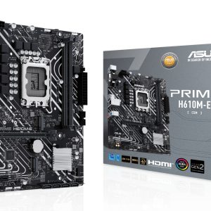 Placa Base Asus Prime H610M-E-CSM/ Socket 1700/ DDR5/ PCIe 4.0/ Micro ATX