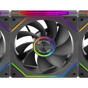 Pack 3 Ventiladores Invertidos Mars Gaming MF-LINKFINITYKIT2R/ 12cm/ ARGB