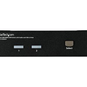 Startech 2 Port USB HDMI KVM Switch with Audio and USB 2.0 Hub - 1080p (1920 x 1200), Hotkey Support - Dual Port…