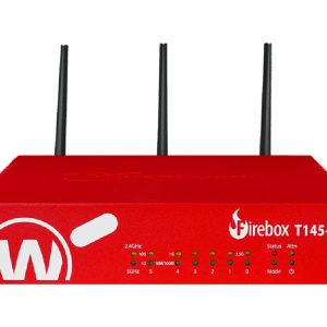 WatchGuard Firebox T145-W - Dispositivo de segurança - 1GbE, 2.5GbE, Wi-Fi 7 - Wi-Fi 7