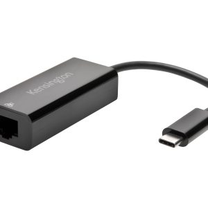 Kensington CA1100E USB-C to Ethernet Adapter - Adaptador de rede - USB-C 3.1 - Gigabit Ethernet x 1