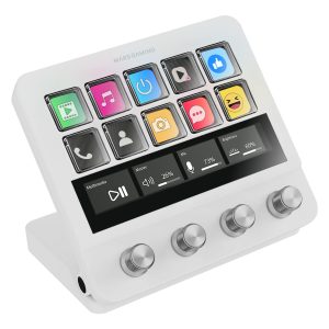 Stream Deck Mars Gaming MSD-PRO/ 10 Teclas LCD + 4 Diales Personalizables/ Blanco