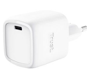 Cargador de Pared GaN Trust Maxo 30W/ 1xUSB Tipo-C/ 30W