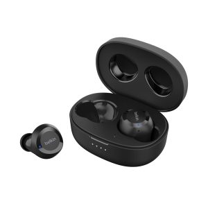 Belkin SoundForm Bolt - Auscultadores sem fios com microfonoe - intra-auricular - bluetooth - preto