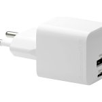 dbramante1928 re-charge - Adaptador de alimentação - 30 watt - PD - 2 conectores de saída (USB, USB-C) - branco - Europa