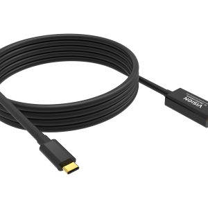 2 m USB C to HDMI cable - 8K at 60 Hz - USB C 3.2 (m) to HDMI (m) - outer diameter 4.5 mm - 48 Gbps - 32 AWG - black