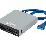 Startech Leitor multi-cartões interno USB 3.0 com suporte UHS-II - Leitor de cartão - 3,5" (CF I, CF II, MS, MS PRO,…
