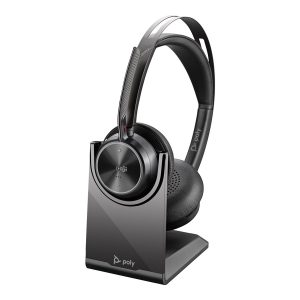 HP Poly Voyager Focus 2 - Auscultadores - no ouvido - bluetooth - sem fios - cancelamento de ruído activo - USB-C…
