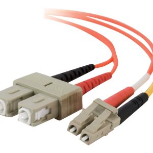 C2G Low-Smoke Zero-Halogen - Cabo patch - multi-modo LC (M) para SC multi-modos (M) - 2 m - 2 m - fibra óptica - 62.5