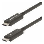 StarTech 6ft (2m) Active Thunderbolt 4 Cable, 40Gbps, 100W PD, 4K/8K, Intel Certified, Compatible w/Thunderbolt 3/USB…