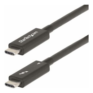 StarTech 6ft (2m) Active Thunderbolt 4 Cable, 40Gbps, 100W PD, 4K/8K, Intel Certified, Compatible w/Thunderbolt 3/USB…