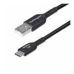 StarTech 6in (15cm) USB-A to USB-C Charging Cable, Charger Cord - Cabo USB - USB (M) para USB-C (M) - USB 2.0 - 3 A -…