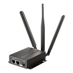 D-Link DWM-313 - Roteador sem fio - WWAN interruptor de 2 portas 2.4 GHz - 3G, 4G - montável na parede