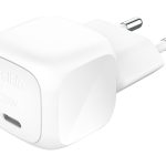 Belkin BoostCharge - Adaptador de alimentação - compacto - 20 watt - Fornecimento de Energia 3.1, Fast Charge (USB-C) -…