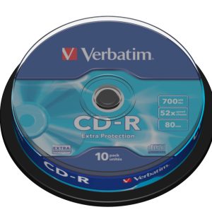 CD-R Verbatim Datalife 52X/ Tarrina-10uds