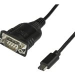 StarTech.com USB C to Serial Adapter Cable 16" (40cm), USB Type C to RS232 (DB9) Converter Cable, USB-C Serial Cable…
