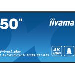 iiyama ProLite LH5065UHSB-B1AG - 50" Classe Diagonal ecrã LCD com luz de fundo LED - sinalização digital - Android - 4K…