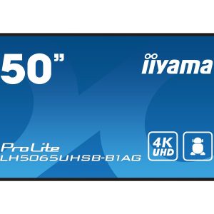 iiyama ProLite LH5065UHSB-B1AG - 50" Classe Diagonal ecrã LCD com luz de fundo LED - sinalização digital - Android - 4K…