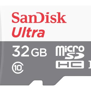 SanDisk Ultra - Cartão de memória flash (adaptador microSDHC a SD Incluído) - 32 GB - Class 10 - microSDHC UHS-I