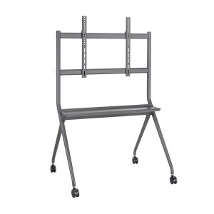 Soporte de Suelo con Ruedas Aisens FT86FE-143 para TV o Pantalla Interactiva 50"-86"/ hasta 120kg