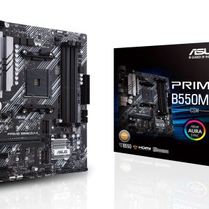 Placa Base Asus Prime B550M-A/CSM Socket AM4/ DDR4/ PCIe 4.0/ Micro ATX