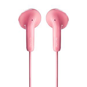 Auriculares Intrauditivos NGS Cross Flip/ con Micrófono/ Jack 3.5/ Rosas