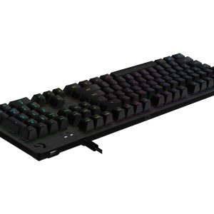 Logitech Gaming G512 - Teclado - luz traseira - USB - Português - interruptor: GX Brown Tactile - carvão