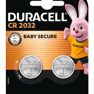 Pack de 2 Pilas de Botón Duracell DL2032/ 3V