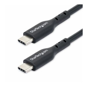 StarTech.com 1m (3ft) USB C Charging Cable, USB-C Cable, USB 2.0 Type-C Laptop Charger Cord, 60W 3A Power Delivery, TPE…