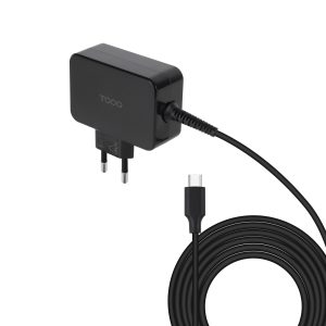 Cargador de Portátil GaN TooQ TQLC-USBCGAN45PD USB Tipo-C/ 45W/ Automático/ Voltaje 5-20V