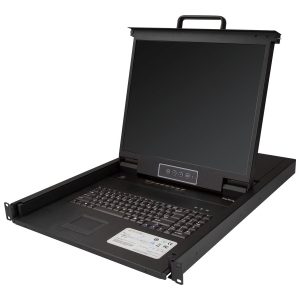 StarTech 8 Port Rackmount KVM Console with 6ft Cables, Integrated KVM Switch with 19" LCD Monitor, Fully Featured 1U…