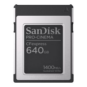SanDisk PRO-CINEMA - Cartão de memória flash - 640 GB - CFexpress Tipo B