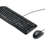 Logitech Desktop MK120 - Conjunto de teclado e rato - USB - QWERTY - Padrão internacional americano