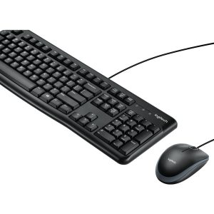 Logitech Desktop MK120 - Conjunto de teclado e rato - USB - QWERTY - Padrão internacional americano