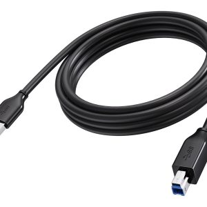 Vision - Cabo USB - USB Tipo A (M) para USB Type B (M) - USB 3.0 - 3 m - preto