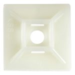 Startech 100 Pack Cable Tie Mounts with Adhesive Tape for 0.21 in. (5.5 mm) Wide Ties, Nylon/Plastic Zip Tie Mounts,…