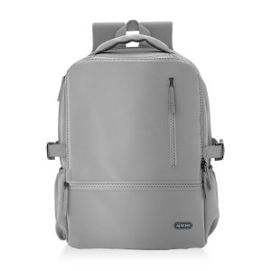 Mochila Aisens ASBG-BP087-GR para Portátiles hasta 15.6"/ Impermeable/ Gris