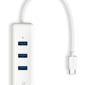 Hub USB Tipo-C 3.0 TP-Link UE330C/ 3xUSB/ 1xRJ45/ Blanco