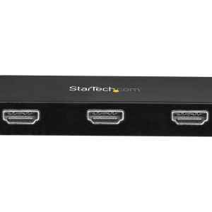 Startech 3-Port Multi Monitor Adapter, USB-C to 3x HDMI Video Splitter, USB Type-C DP 1.2 Alt Mode to HDMI MST Hub,…