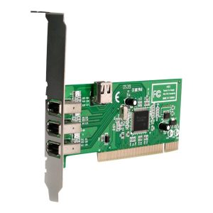 Startech 4 port PCI 1394a FireWire Adapter Card - 3 External 1 Internal FireWire PCI Card for Laptops (PCI1394MP) -…