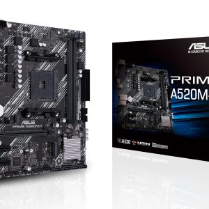 Placa Base Asus Prime A520M-K Socket AM4/ DDR4/ PCIe 3.0/ Micro ATX